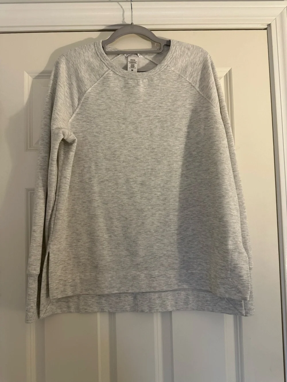 Jockey Crewneck Pullover Sweatshirt - Heather Gray - Size Medium